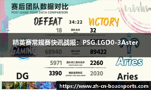 精英赛常规赛快讯战报:PSG.LGD0-3Aster
