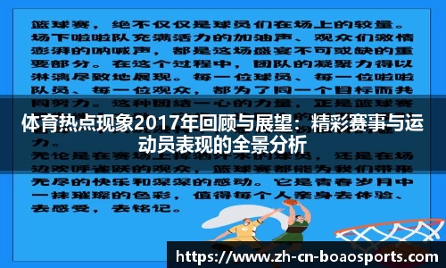 体育热点现象2017年回顾与展望:精彩赛事与运动员表现的全景分析